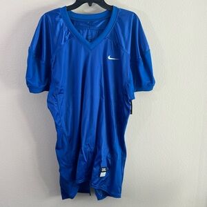 Nike Stock Vapor Mesh Football Practice Jersey Adult Men's blue 3XL